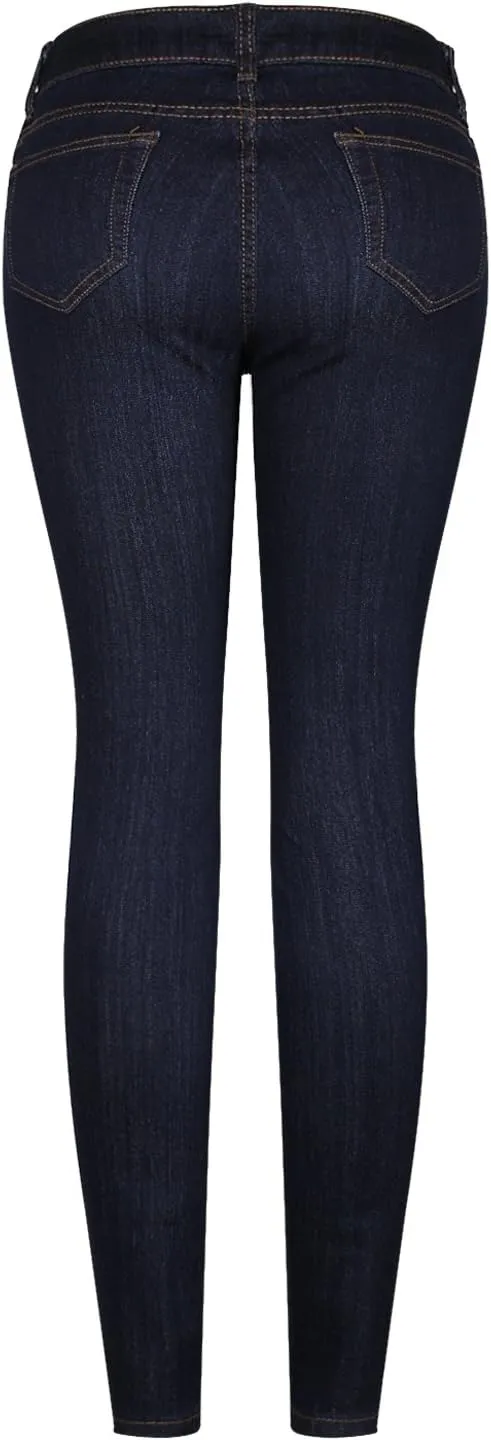 2LUV Women's 5 Pocket Ankle Stretch Skinny Jeans