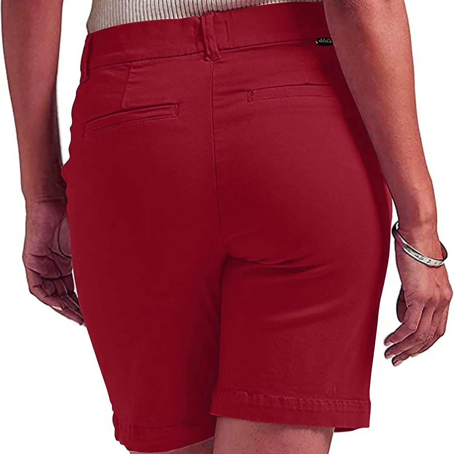 Athletic Shorts for Women High Waisted Chino Pants Straight Leg Short Pants Hiking Summer Shorts with Pockets 2025