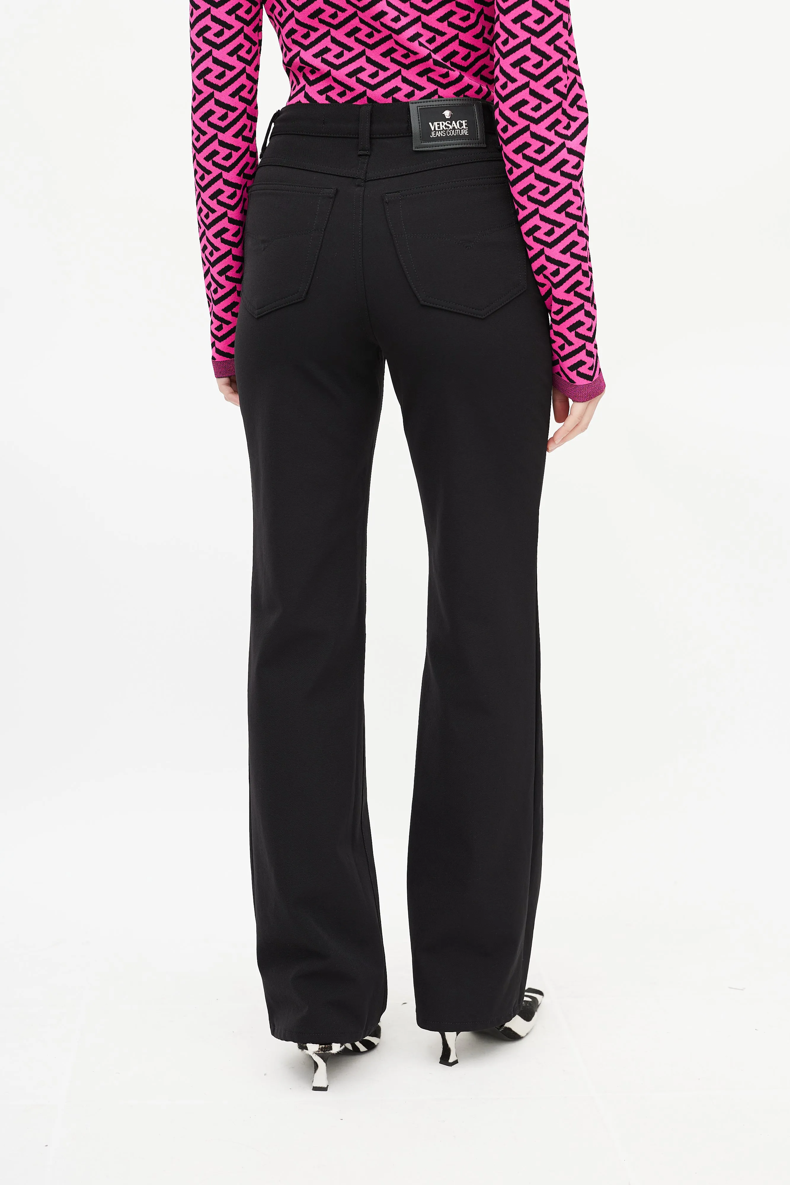 Black Straight Leg Trouser