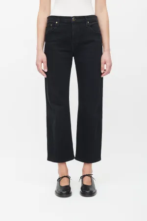 Black Wendell Straight Leg Jeans