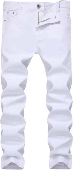 Boy's Skinny Fit Stretch Fashion Jeans Pants