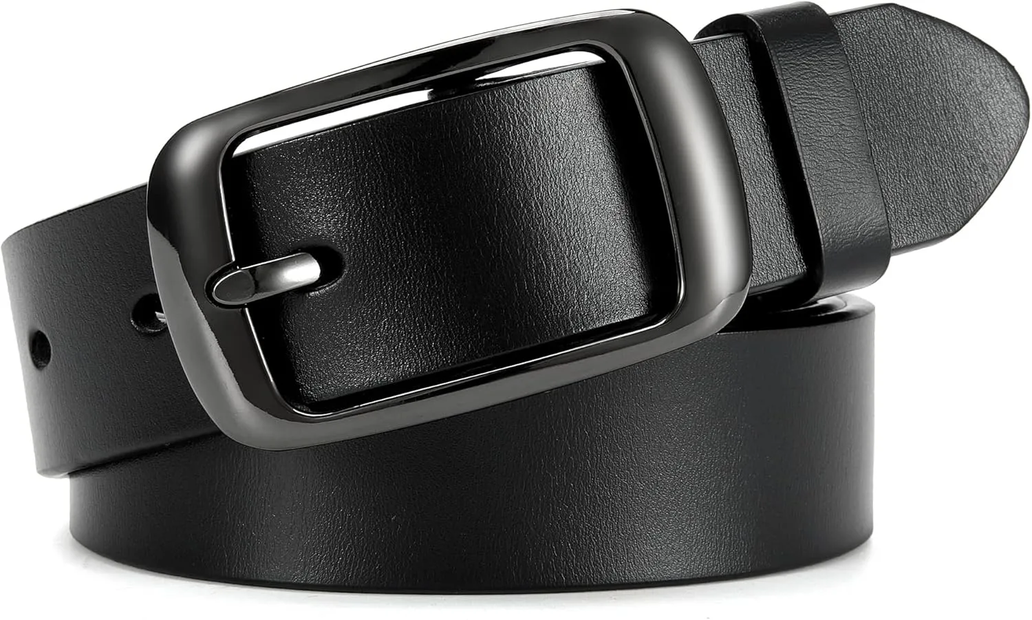 CHAOREN Womens Belts for Jeans - Leather Belt Women 1.3" Width - Genuine Leather Crafted by Hand