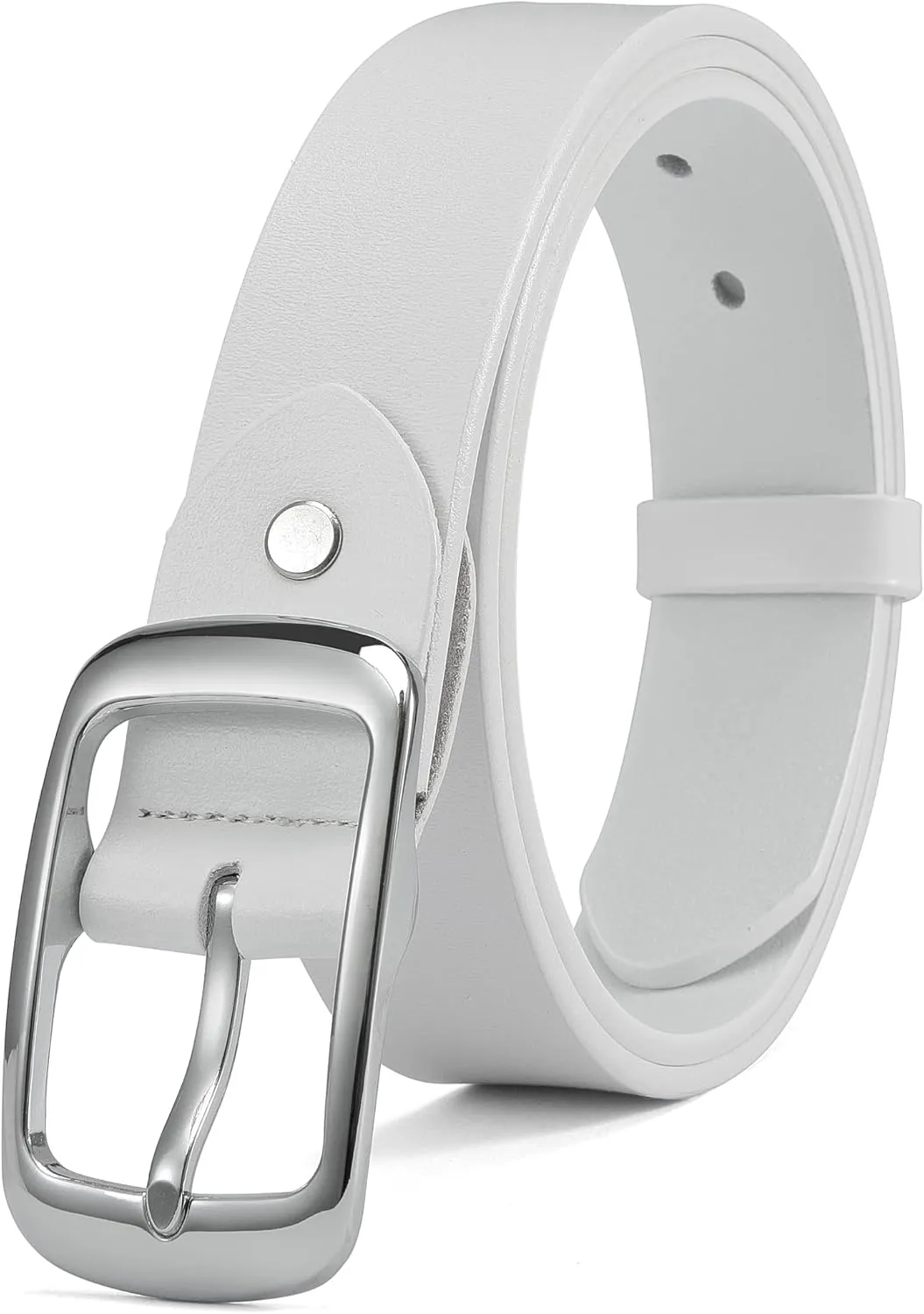 CHAOREN Womens Belts for Jeans - Leather Belt Women 1.3" Width - Genuine Leather Crafted by Hand