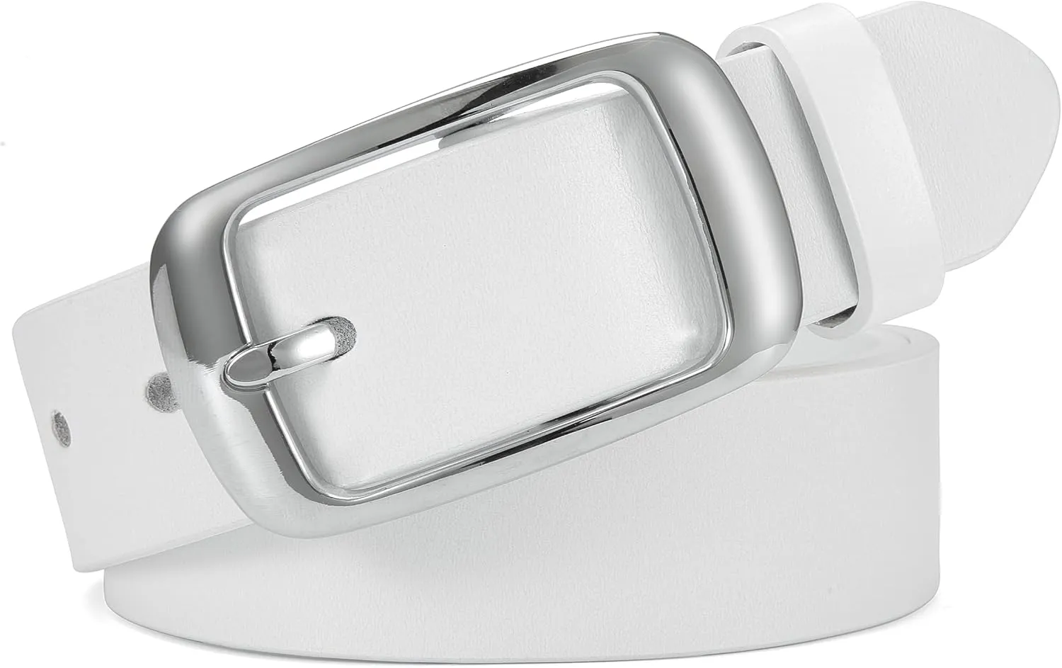 CHAOREN Womens Belts for Jeans - Leather Belt Women 1.3" Width - Genuine Leather Crafted by Hand