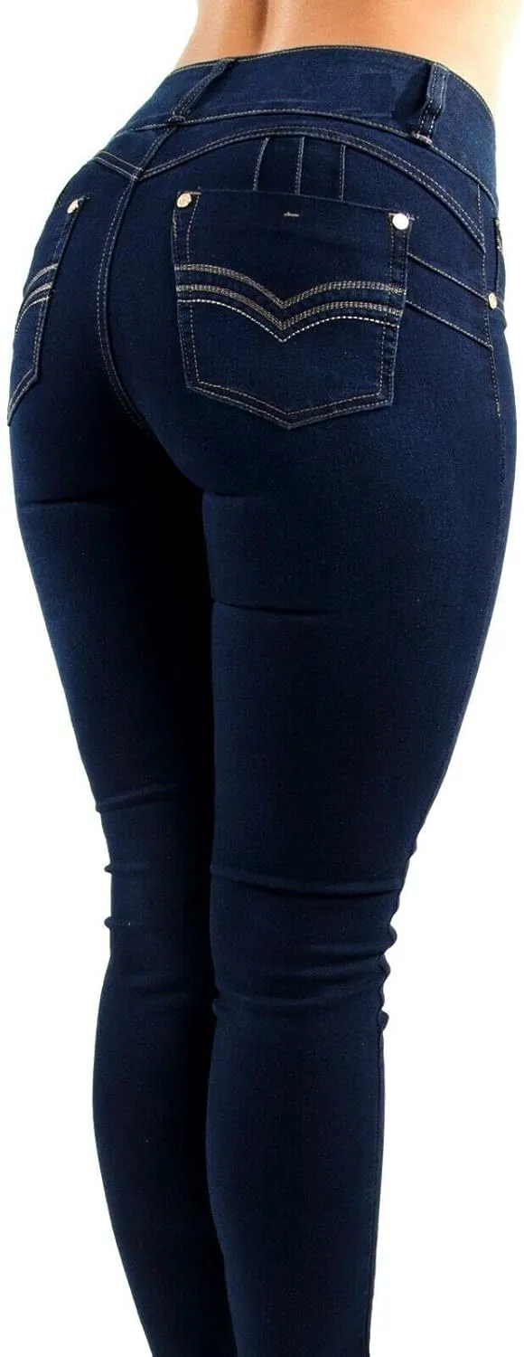 Colombian Jeans Butt Lifting Jeans for Women High Waisted Skinny Levanta Cola Stretch
