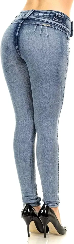 Colombian Jeans Butt Lifting Jeans for Women High Waisted Skinny Levanta Cola Stretch