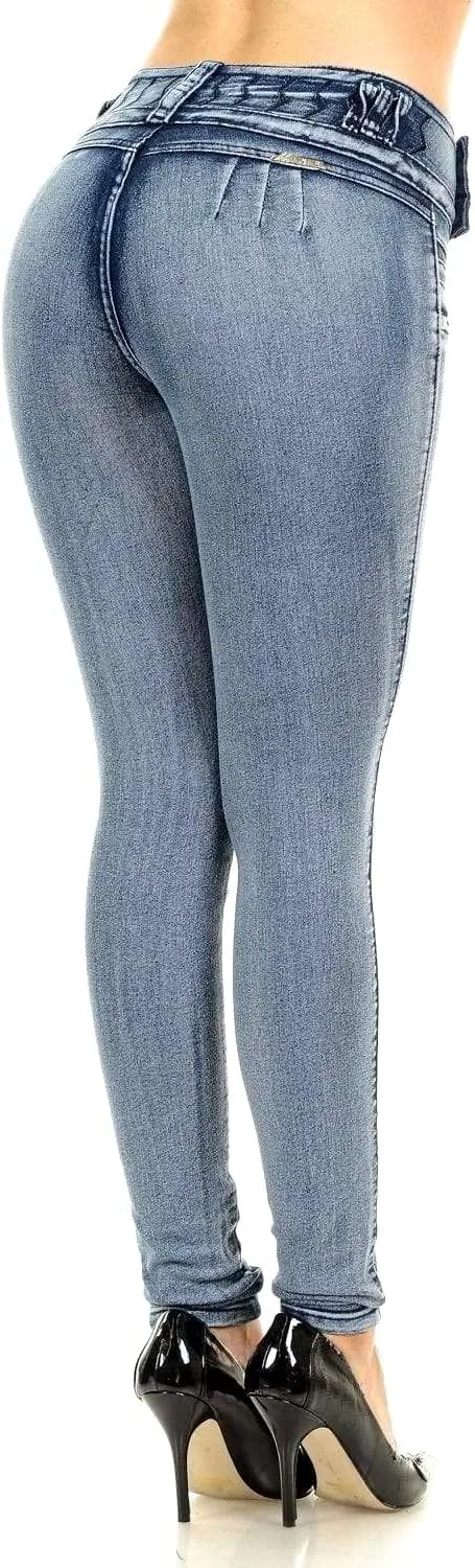 Colombian Jeans Butt Lifting Jeans for Women High Waisted Skinny Levanta Cola Stretch