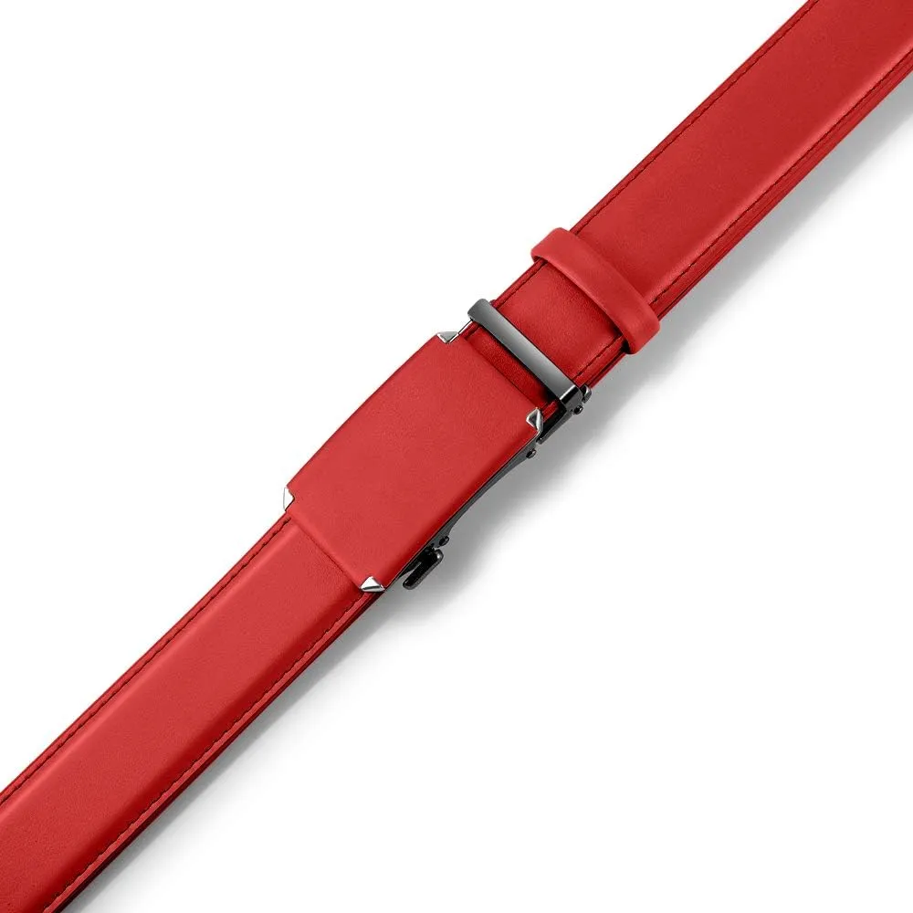 DOOPAI Belt Men, Ratchet Belt Dress Adjustable 1 3/8" Genuine Leather Designer Belt, Size Length Can be Cut, with Gift Box
