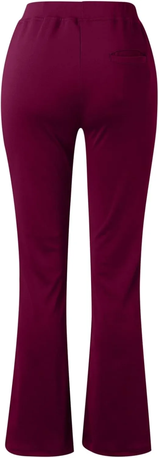 Dress Pants Women Business Casual Office Work Pants Premium Stretch Yoga Pants Straight Leg Bootcut Slacks Pants