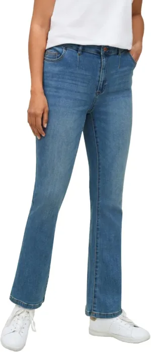 ellos Women's Plus Size Bootcut Stretch Jeans