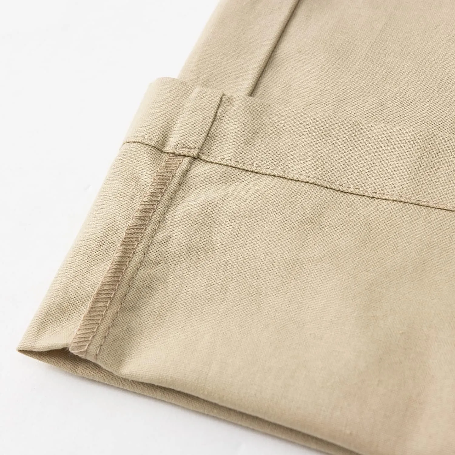 FANARCHER Men’s Cotton Linen Pants Drawstring Loose Beach Pants with Pockets