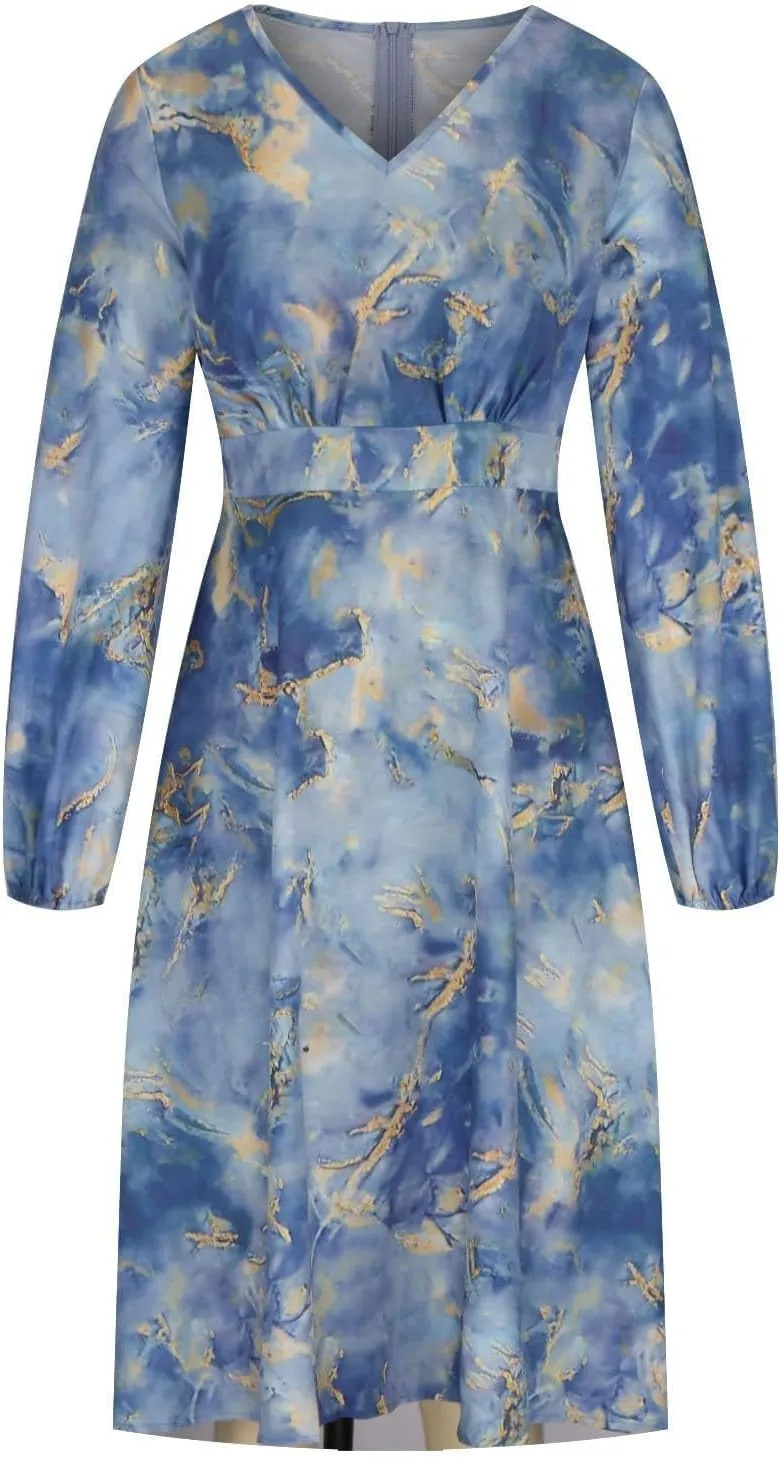 Floral Pink Dress Sleeve Loose Plain Maxi Dresses Casual Long Dresses with Pockets Long Floral Sun