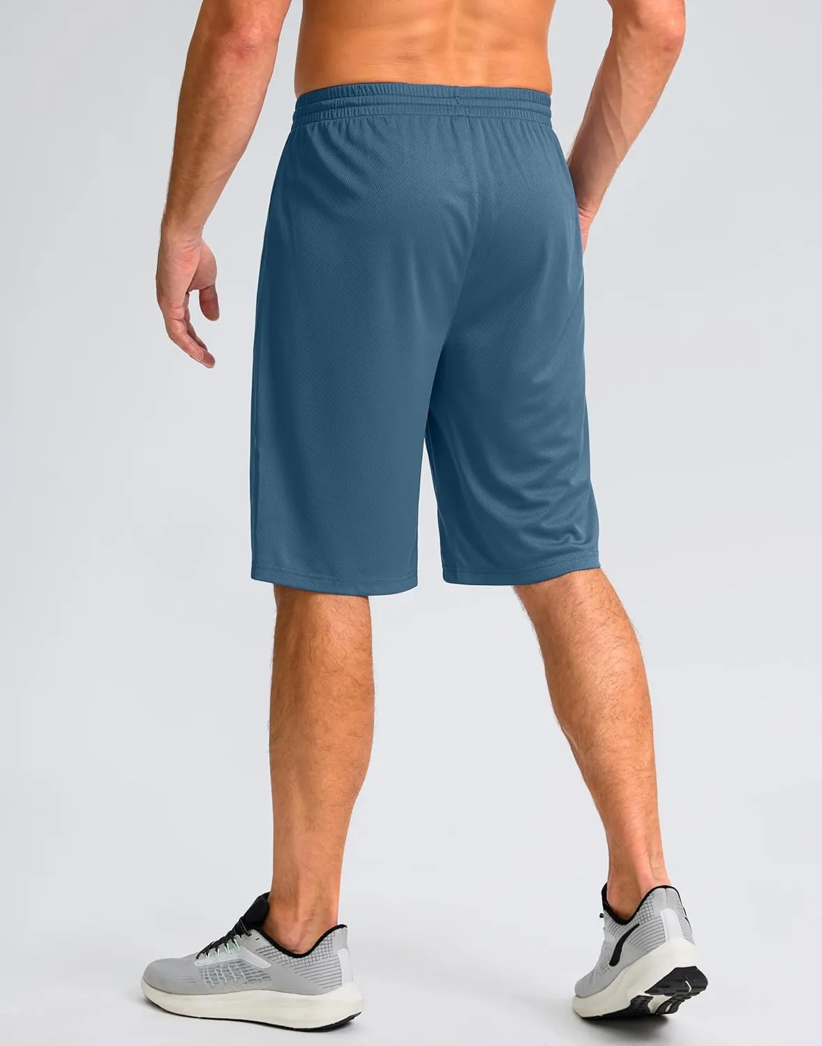 G Gradual Men's Athletic Shorts with Pockets 11" Long Basketball Shorts Lightweight Quick Dry Gym Workout Shorts for Men