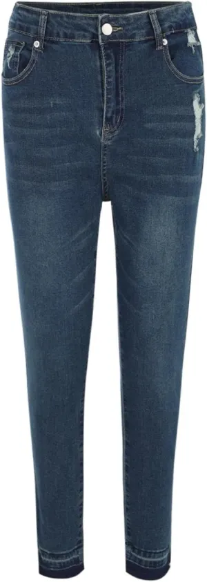 Jeans for Women Trendy Stretch Slim Fitting High Waisted Jeans Women Plus Size Jean Shorts