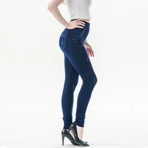 Jeans Women High Waisted Tummy Control Skinny Denim Pants Jeans Trendy Stretch Straight Leg Trousers