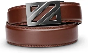 KORE Men’s Full-Grain Leather Track Belt | “Epic” Alloy Buckle