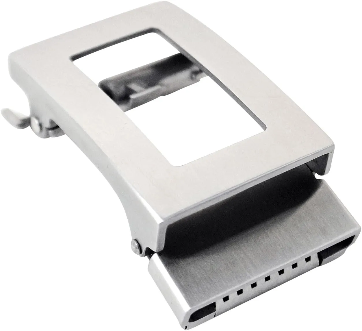 KORE Men’s Full-Grain Leather Track Belts | “Icon” Stainless Steel Buckle