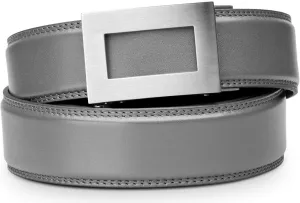 KORE Men’s Full-Grain Leather Track Belts | “Icon” Stainless Steel Buckle