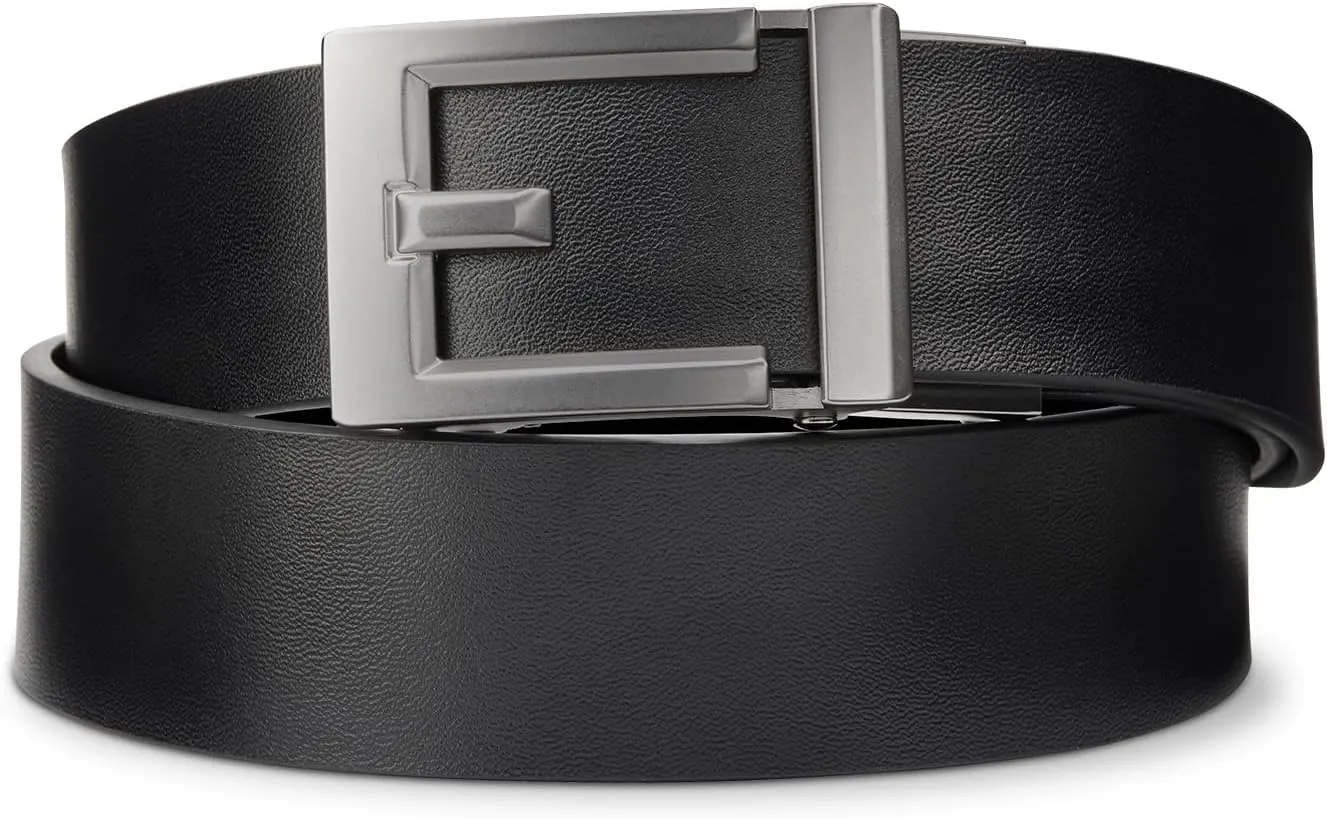 KORE Men’s Top-Grain Leather Track Belts | “Express” Alloy Buckle