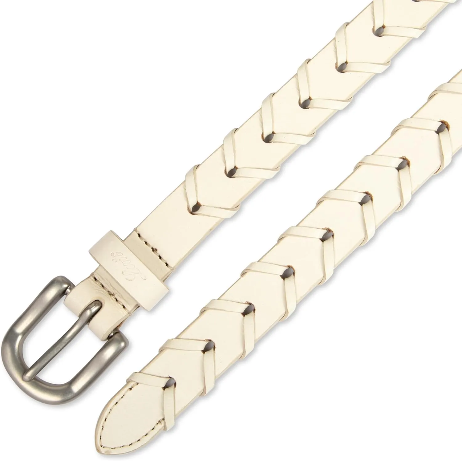 Levi's Women's Fully Adjustable Skinny Braided Leather Casual Belt