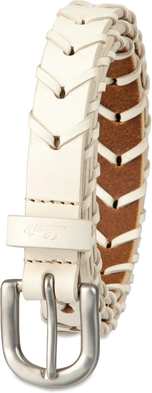 Levi's Women's Fully Adjustable Skinny Braided Leather Casual Belt