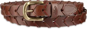 Levi's Women's Fully Adjustable Skinny Braided Leather Casual Belt