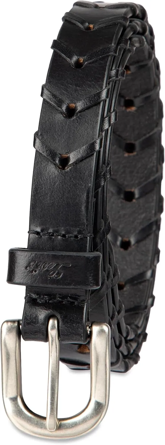 Levi's Women's Fully Adjustable Skinny Braided Leather Casual Belt