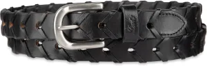Levi's Women's Fully Adjustable Skinny Braided Leather Casual Belt