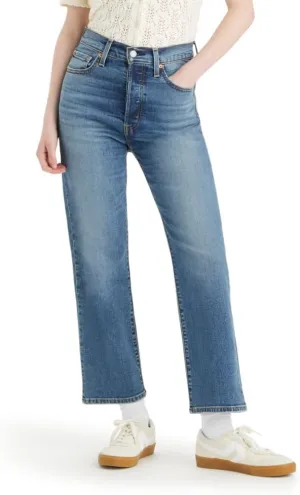 Levi's Women's Premium Ribcage Straight Ankle Jeans