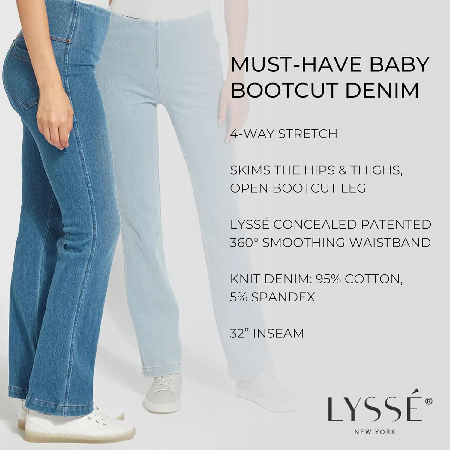 Lysse Boys' Baby Bootcut Denim