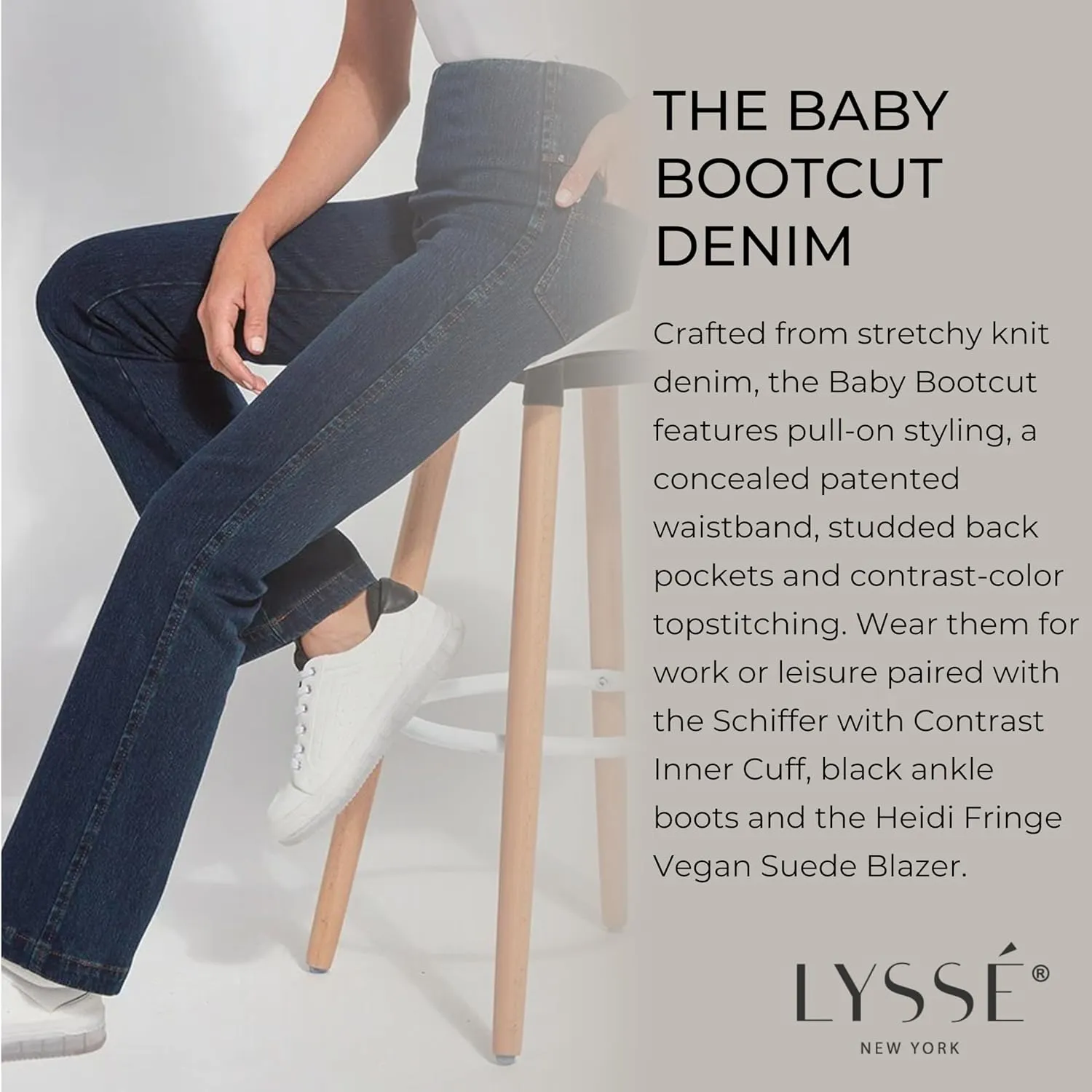 Lysse Boys' Baby Bootcut Denim