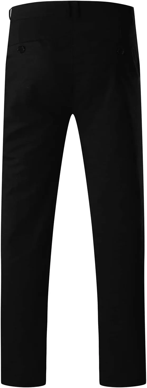 Men Hiking Joggers Sweatpants All Solid Color Painting Cotton Linen Loose Plus Size Loose Straight Sweatpants for Men