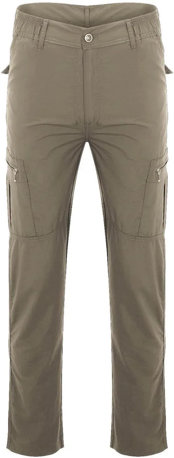 Men's Camo Cargo Pants Trousers Hiking Pants 8 Pocket Plain Comfort Breathable Outdoor Daily Work Pants for Hiking