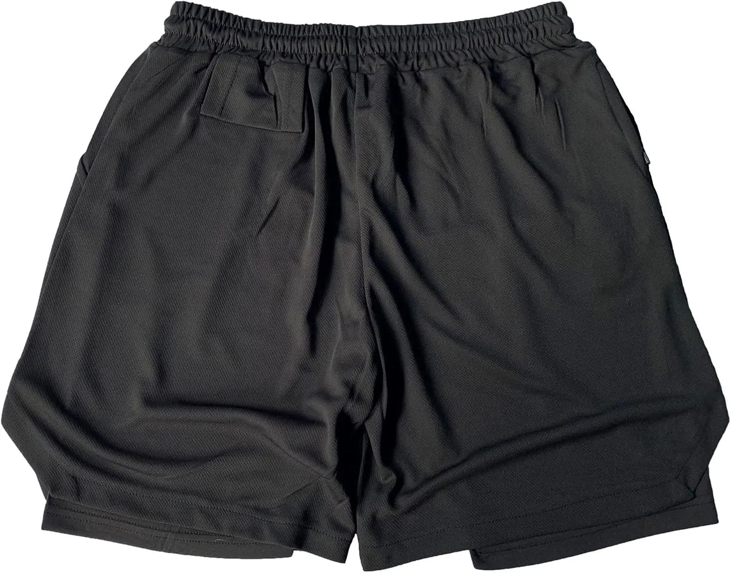 Men's Running Shorts Mesh Gym Athletic Workout Shorts for Men 2 in 1 Quick Dry Sports Shorts with Liner and Pockets