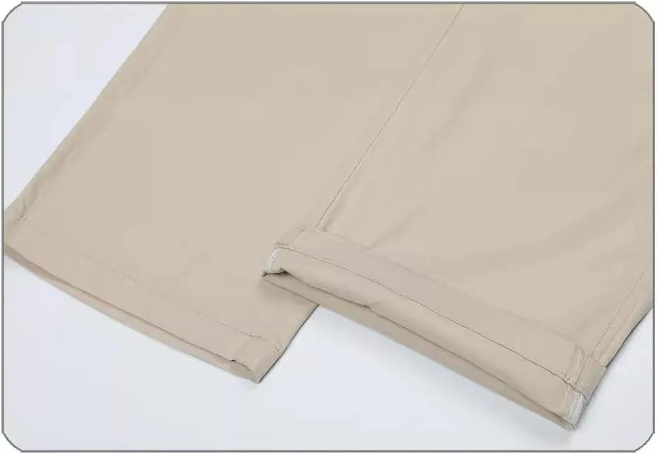 Men's Trouser Summer Lightweight Loose Wide-Leg Pants for Men