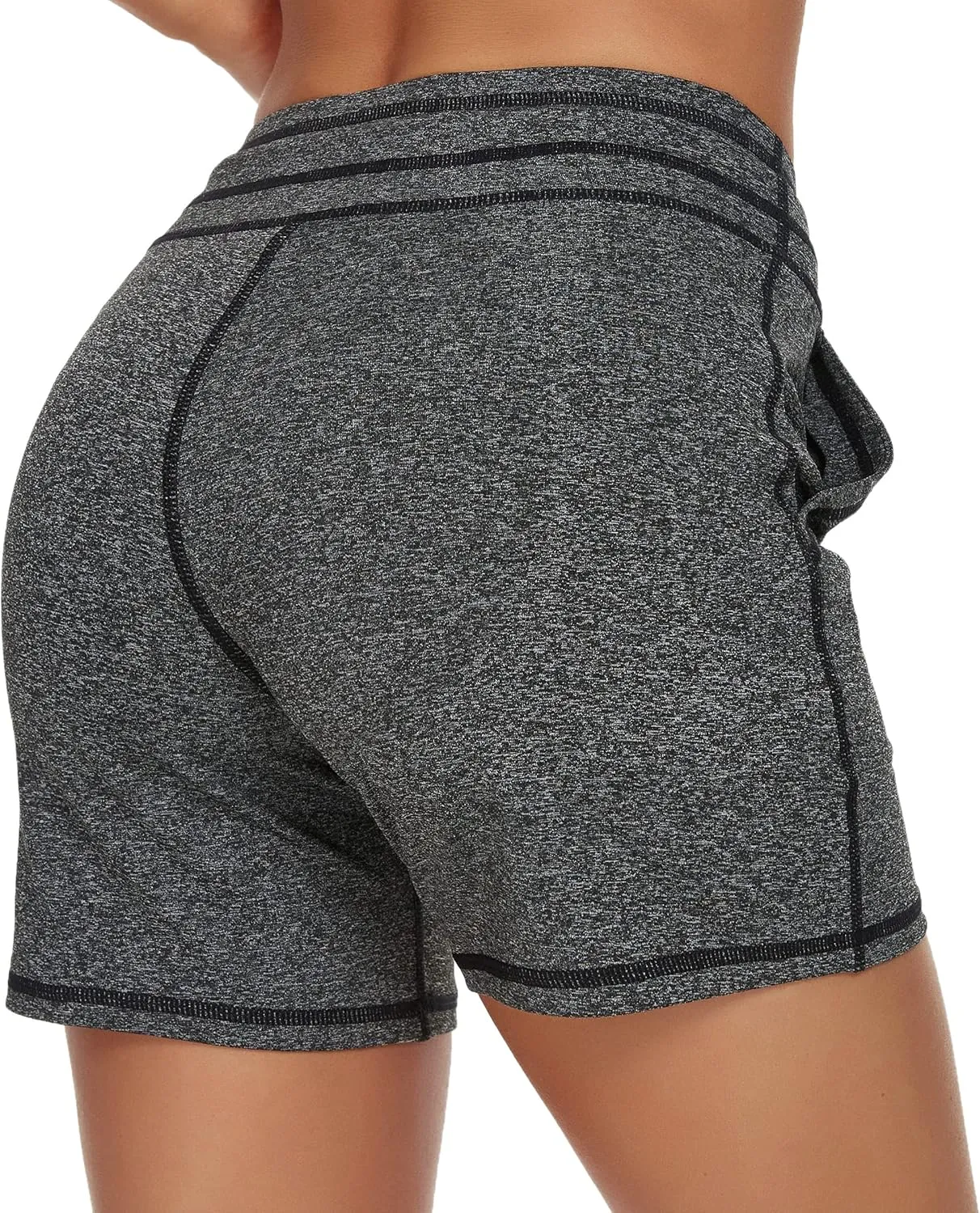 MOUEEY Women's Workout Hiking Shorts Running Athletic Gym Shorts with Pockets