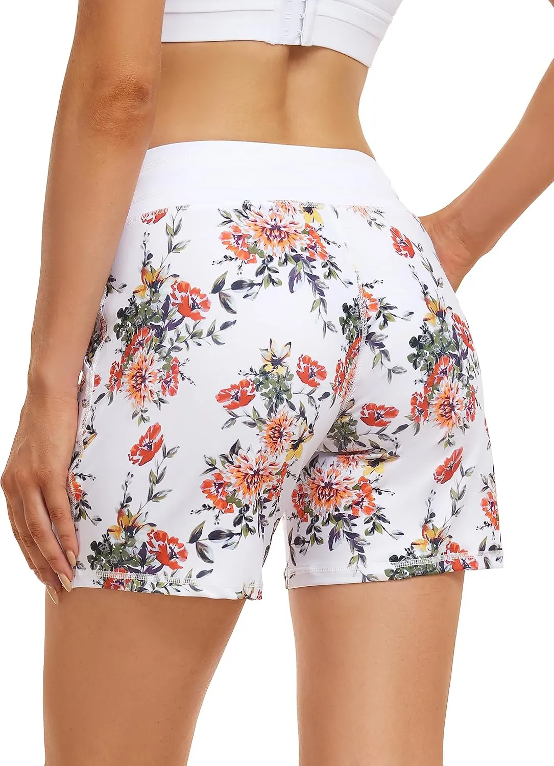 MOUEEY Women's Workout Hiking Shorts Running Athletic Gym Shorts with Pockets