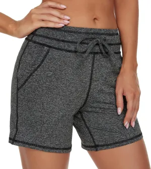 MOUEEY Women's Workout Hiking Shorts Running Athletic Gym Shorts with Pockets