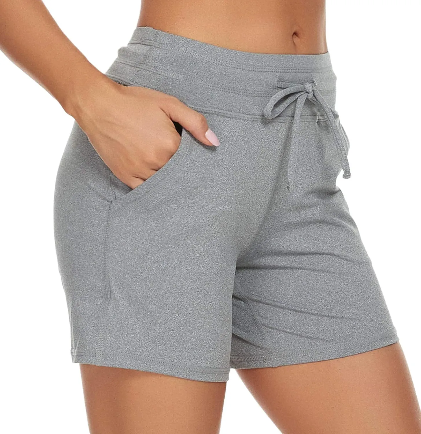 MOUEEY Women's Workout Hiking Shorts Running Athletic Gym Shorts with Pockets
