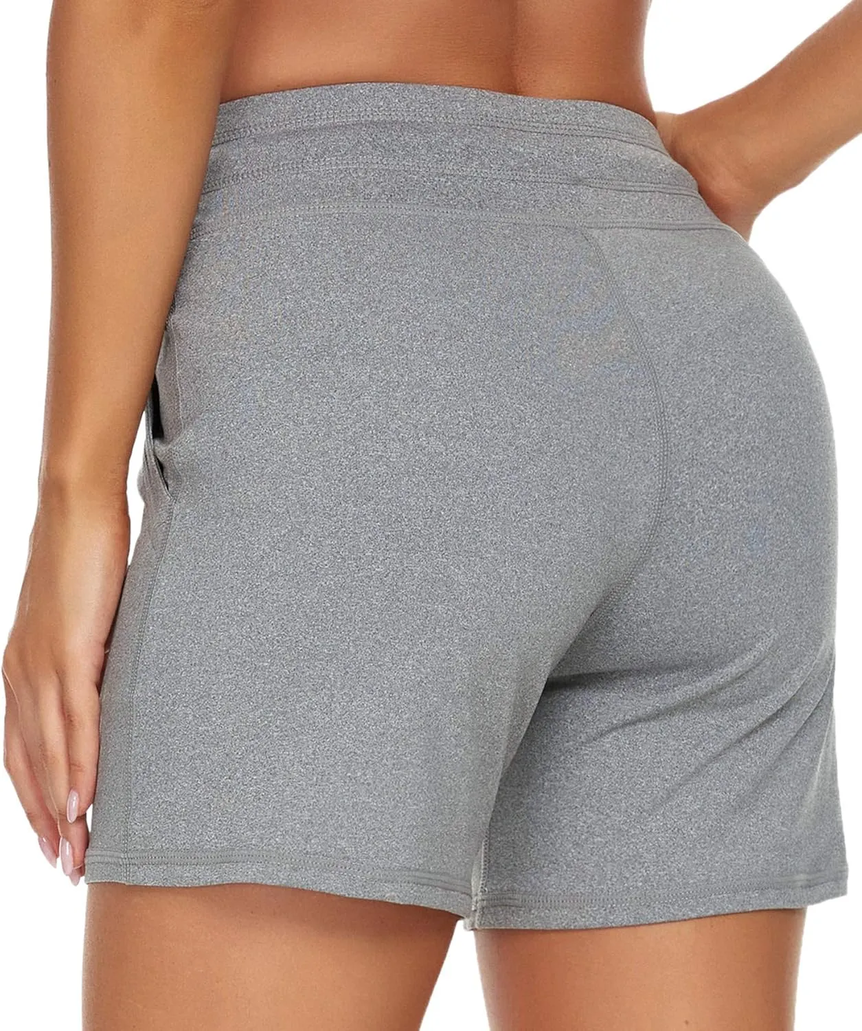 MOUEEY Women's Workout Hiking Shorts Running Athletic Gym Shorts with Pockets