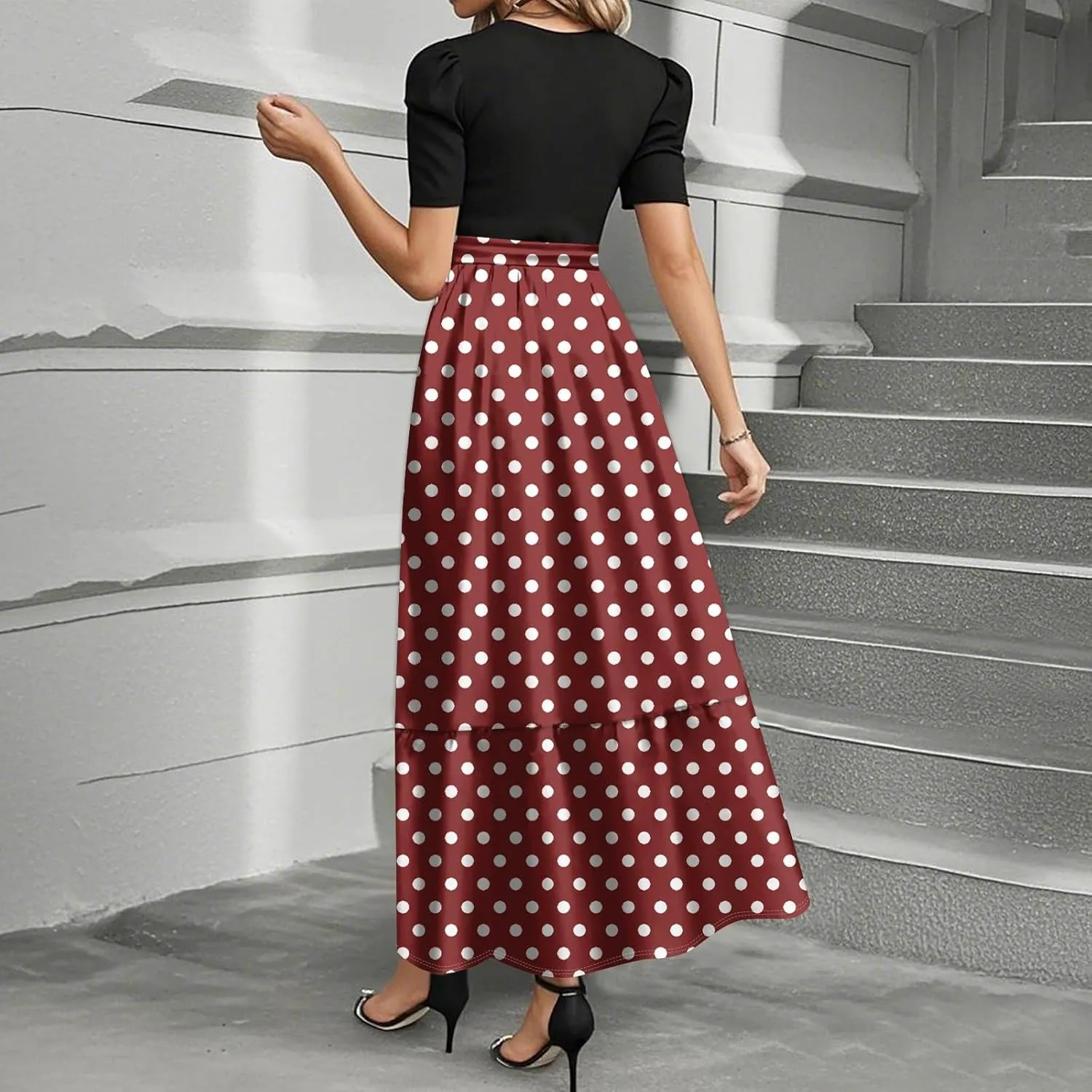 Plus Size Cocktail Dresses for Women 2025 Wrap Floral Maxi Dress Elegant Wedding Guest Outfit