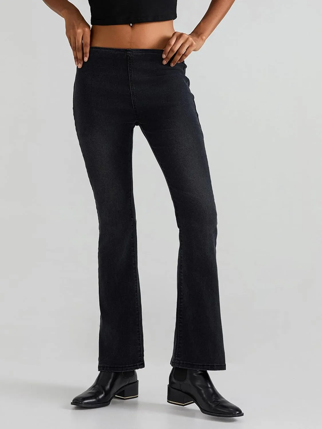 Skinny High Waisted Bell Bottom Jeans for Women Flare Jeans for Women Stretch Wide Leg Jeans
