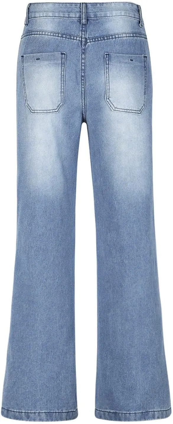 Stretch Jeans for Women Beige Pants for Women Jeans for Women High Waist Wide Leg Jeans Plus Size Black Jeans