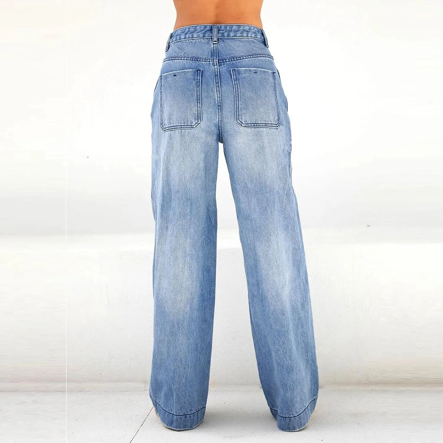 Stretch Jeans for Women Beige Pants for Women Jeans for Women High Waist Wide Leg Jeans Plus Size Black Jeans