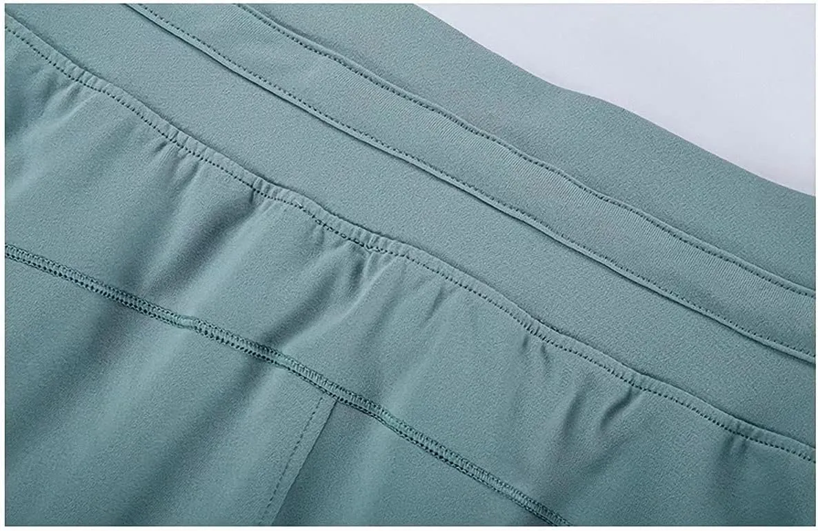 Summer Quick-Dry Drawstring Waist Running Shorts Women Sports Workout Shorts Gym Athletic Shorts with Pockets