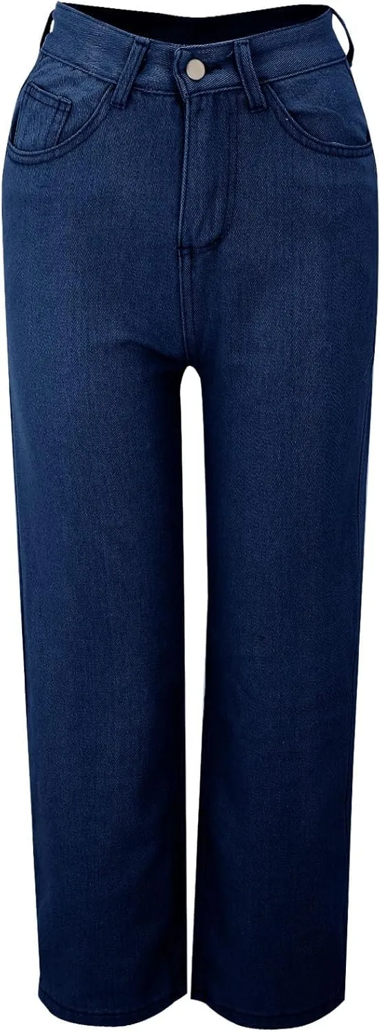 Sweatpants That Look Like Jeans, Boyfriend Jeans, Sweatpant Jean: High Waisted with Pockets, Cute Petite Jean
