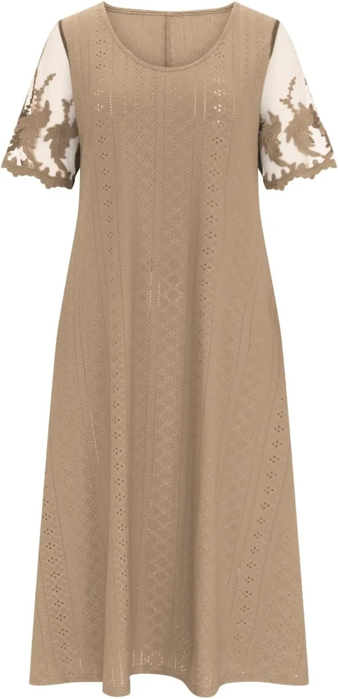 V Neck Cami Slip Dressfor Women Plain Dress with Pockets V Neck Sleeveless Dress Summer Sun Beach Dress Loose Dress