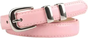 Waist Belt Women's Waist Belts Cowhide Fashion Belts Adjustable Versatile Decoration Thin Belt Dress Denim Belt