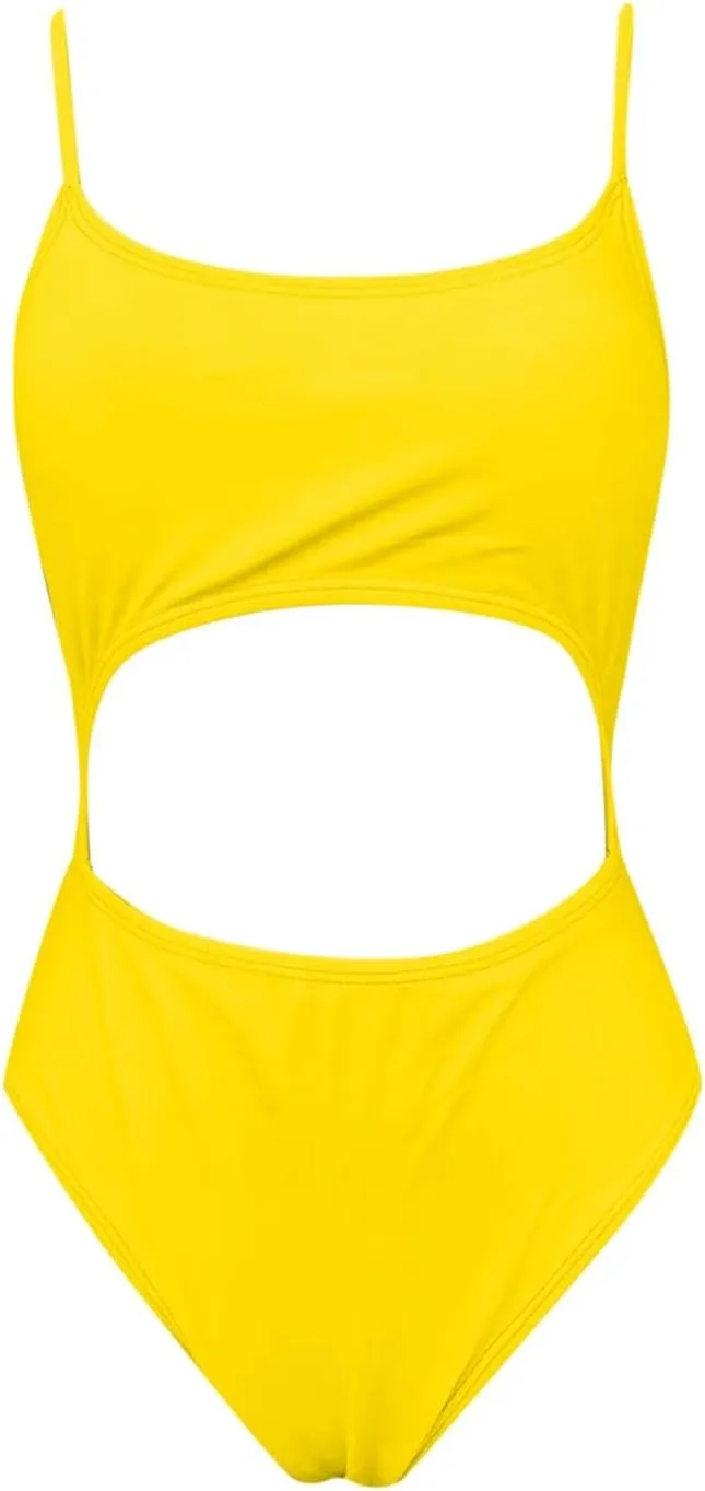 Women High Cut Monokini Swimsuits One Piece Sexy Tummy Control Bathing Suits Sporty Backless Swim Suits Swimwear