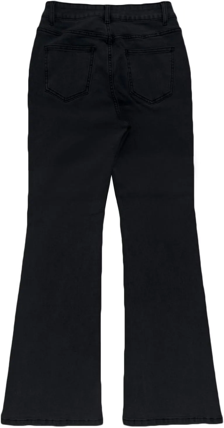 Women's Flare Bell Bottom Jeans High Waisted Wide Leg Bootcut Jeans Stretchy Denim Pants Y2k Streetwear Jeans Women